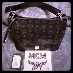 MCM Klara Visetos Hobo Medium